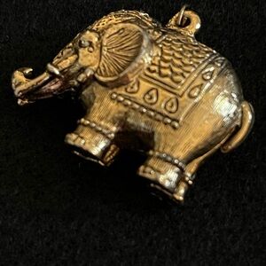 Golden Elephant Pendant
